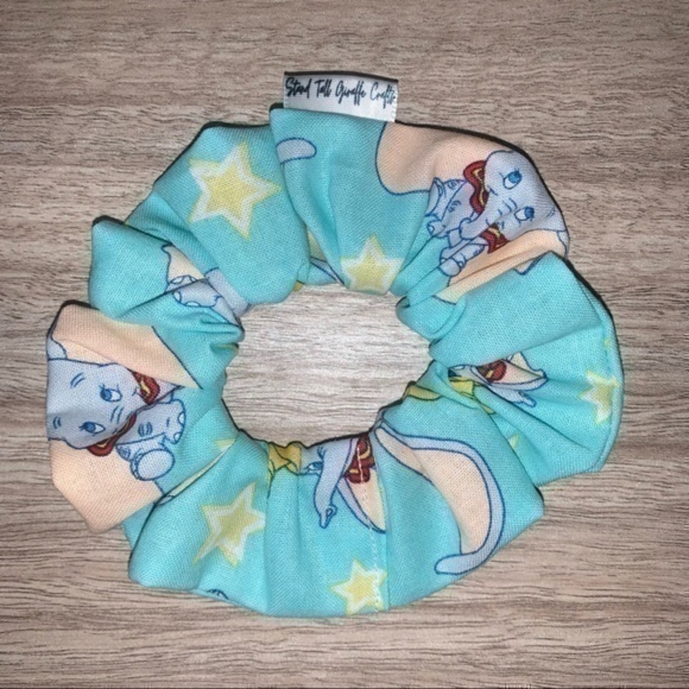 $7ea or 3/$15 Disney Dumbo hair Scrunchie handmade new